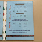 Telephone Embroidery Thread Shade Card - Filament Yarn Color Chart