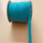 Turquoise Blue Satin Piping Lip Cord - 18 Yard Roll for Sewing and Crafts
