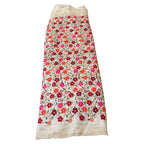Floral patterned skirt on a white background