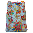 Sky Blue Multicolor Paisley Floral Sequin Embroidered Fabric – 46" Width