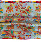 Sky Blue Multicolor Paisley Floral Sequin Embroidered Fabric – 46" Width