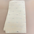 Silver Diamond Butis Cotton Blend Fabric by Yard
