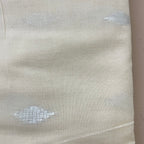 Silver Diamond Butis Cotton Blend Fabric by Yard