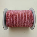 Rose Pink Metallic Glitter Trim Cord - 18 Yards