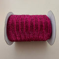 Hot Pink Metallic Glitter Trim Cord - 18 Yards