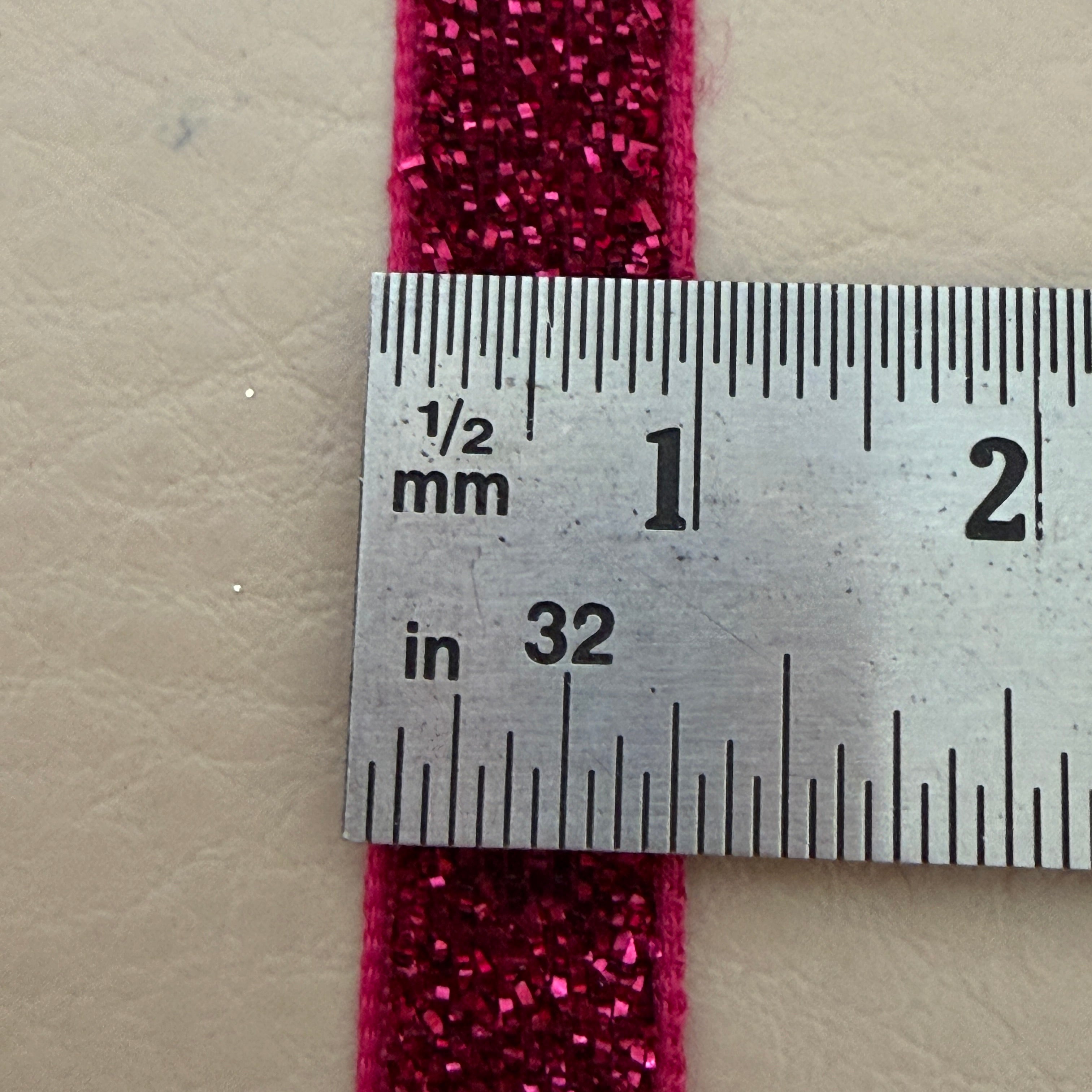 Black Metallic Glitter Trim Cord - 18 Yards