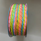 Multicolour Pastel & Gold Metallic Braided Cord – 18 Yards