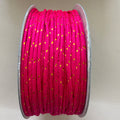 Hot Pink & Gold Metallic Weave Braided Cord – 18 Yards