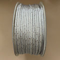White & Silver Metallic Weave Braided Cord – 18 Yards