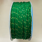 Green & Gold Lurex Braided Cord – 18 Yards