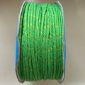 Green & Gold Metallic Diamond Weave Braided Cord – 18 Yards