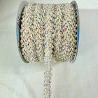 Cream Crystal Sequin Braid Lace Trim – 9 Yards Roll