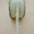 Cream Crystal Sequin Braid Lace Trim – 9 Yards Roll