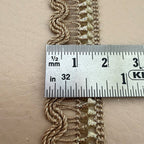 Gold Gimp Lace Trim – Wavy Rope Edge | Sold by the Yard