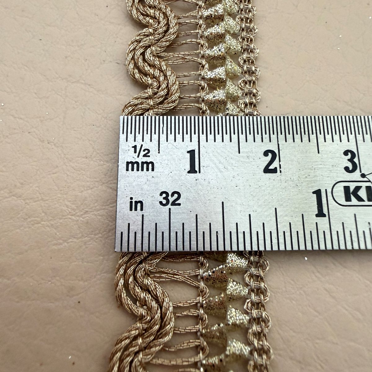 Gold Gimp Lace Trim – Wavy Rope Edge | Sold by the Yard