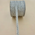 Silver Metallic Gimp Braid Lace Trim | Sold by the Yard