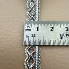 Silver Metallic Gimp Braid Lace Trim | Sold by the Yard