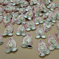 Patches for Sewing Pink Celestial Star Mirror Appliques – Pack of 10