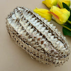 Decorative lace trim on a beige background with yellow tulips.
