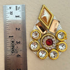 Gold Diamond Rhinestone Applique Patch for Sew on Craft Pack of 10