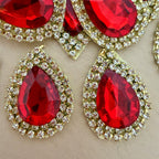 Sew on appliques patches for ethnic wear embellished Pack of 10