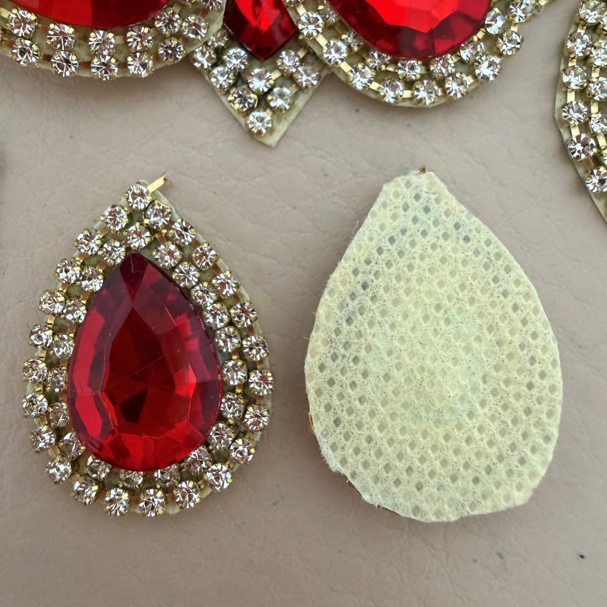 Sew on appliques patches for ethnic wear embellished Pack of 10