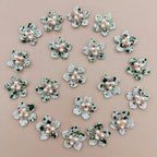 Green Speckle Flower Patch - Pack of 20