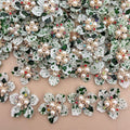 Green Speckle Flower Patch - Pack of 20