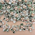 Green Speckle Flower Patch - Pack of 20