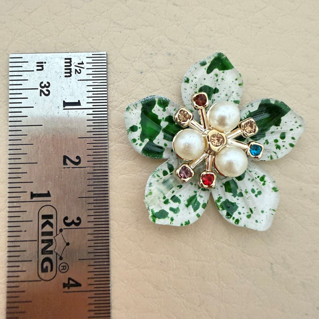 Green Speckle Flower Patch - Pack of 20