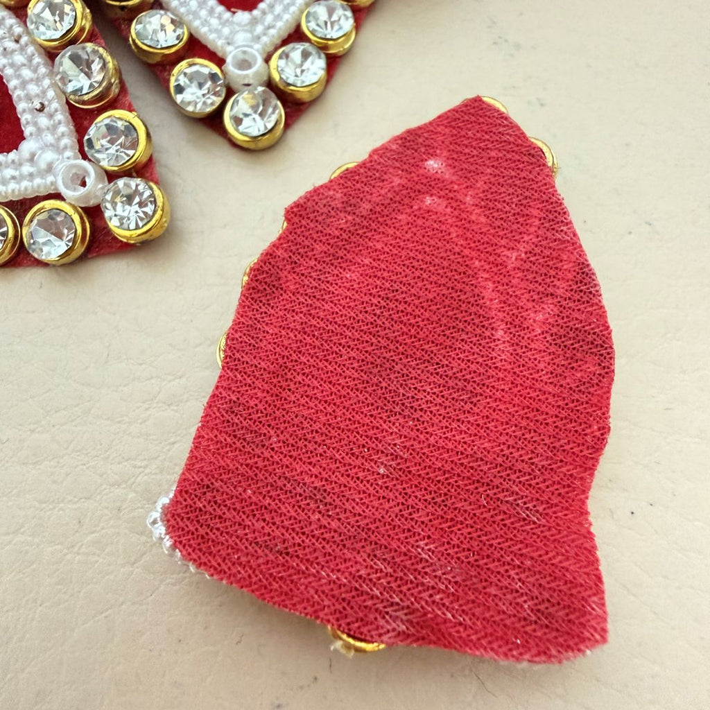 Single patch held in hand showing detail