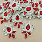 Handmade Applique for ethnic wear Red Motifs Patch – Pack of 5