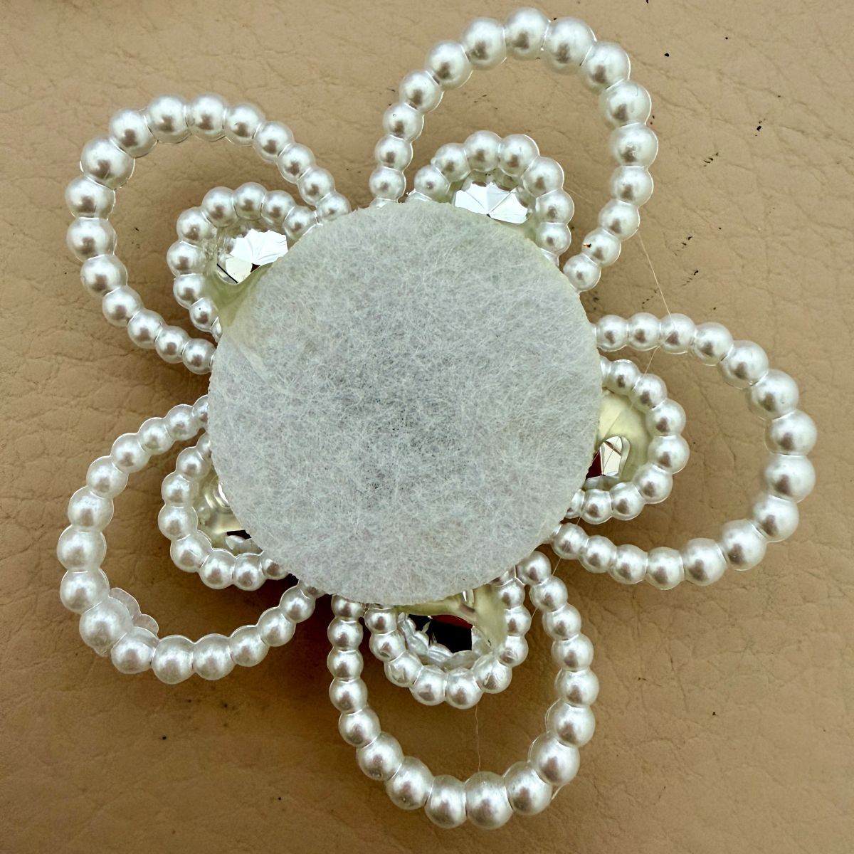 Pearl & Crystal Flower Patch – Fuchsia Pink