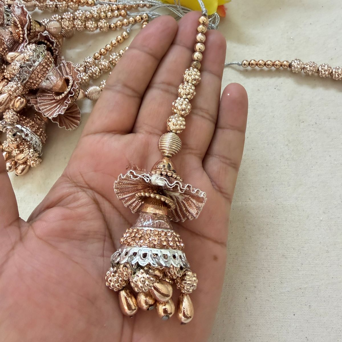 Rose Gold Jhumka Latkan