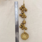 Gold Zari Tassel Latkan with Gota Balls