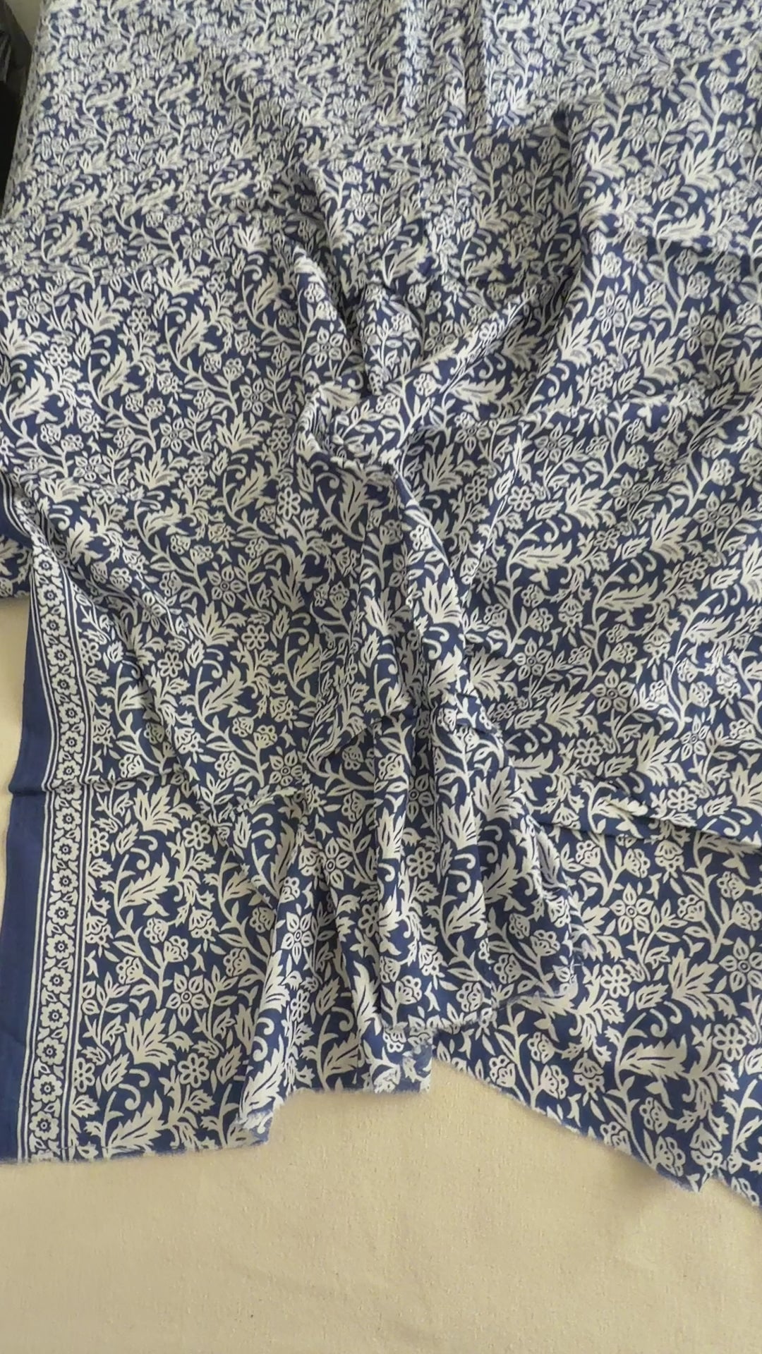 Blue Cotton Fabric