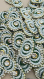 Oval Velvet Rhinestone Patches Emerald Green Crystal Appliques for DIY Crafts - 25 Pcs