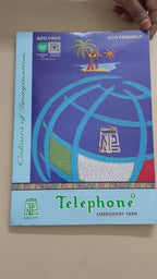 Telephone Embroidery Thread Shade Card - Filament Yarn Color Chart